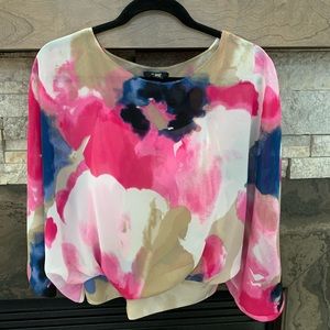 Alfani Blouse w/Attached Nude Camisole